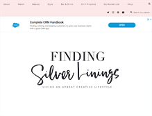 Tablet Screenshot of findingsilverlinings.net
